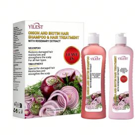 Onion Shampoo & Conditioner With Onion Extract And Vitamin E Cleanses And Reduces Oiliness, Suitable For All Hair Types-Selling On Ebay Is Prohib
