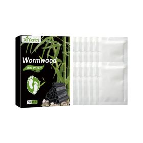 Ximonth Wormwood Foot Pads, Help Sleep Physical And Mental Foot Deep Cleaning Massage Patch