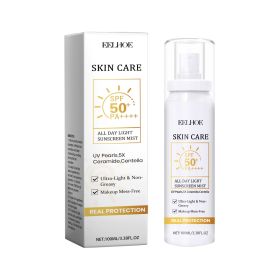 EELHOE All Day Light Sunscreen Mist, Hydrating Emulsion Isolation Skin Care Moisturizing Spray