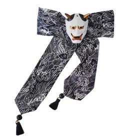 1 Piece Handmade Japanese Style Ghost Bowknot Hair Clips Halloween Gothic Hair Clips Large Ribbon Bowknots Hair Pin