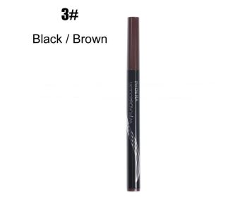 New Long Lasting Ultra-Fine Four-Comb Eyebrow Pencil (Option: 2 pcs Brown)