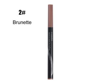 New Long Lasting Ultra-Fine Four-Comb Eyebrow Pencil (Option: 3 pcs Brunette)