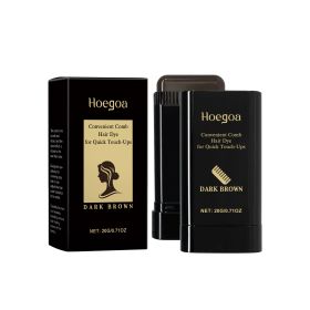 Hoegoa Hair Hair Hair Color Temporary Hair Hair Stick Is A Naturally Gentle And Non-irritating Pigmentation Hairdresser (Option: Black brown-1pcs)