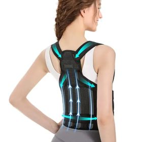 Ergonomic Posture Support Belt - Adjustable Compression For Lower Back Pain Relief (Option: L)