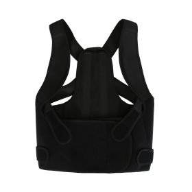3 Size Options Posture Corrector For Women Men Adjustable Back Brace Posture Trainer Improve Hunchback Slouching Kyphosis Correction Invisible Un (Option: Black-S)