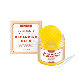 EELHOE Turmeric Exfoliating Cleansing Pad Repairs And Nourishes The Delicate Skin Of The Face, Gently Cleanses And Purifies (Option: 2pcs)