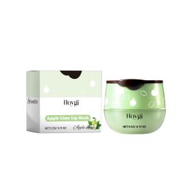 Hoygi Green Apple Lip Mask, Moisturizing And Moisturizing Lips, Reducing Lip Lines, Preventing Dry Cracks, Removing Dead Skin And Moisturizing Ca (Option: 5.5g-39g-1.74*1.74*1.5inch)